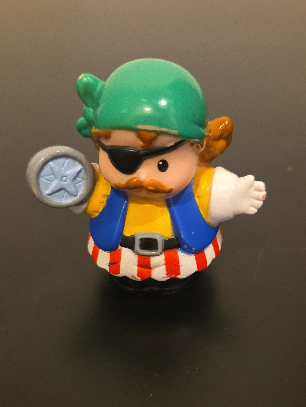 Little People Pirate With Eye Patch Holding Compass